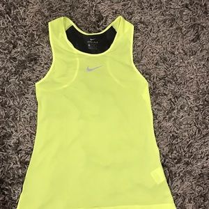 Nike Dri Fit Tank Top Volt Sz XS